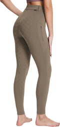 Baleaf Women's Winter Riding Pants Full Seat Breeches for Comfort
