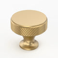 Champagne Bronze Knurled Cabinet Knobs 30 Pack - Solid Metal Handles