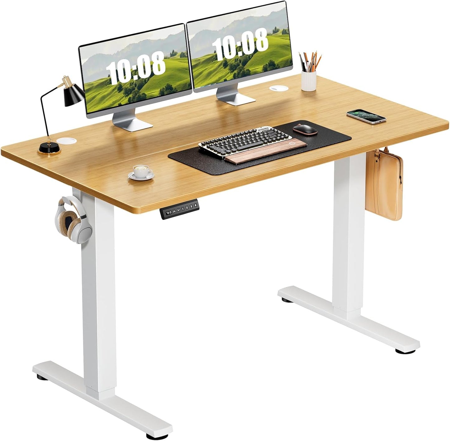 Electric Adjustable Height Standing Desk for Home Office Use