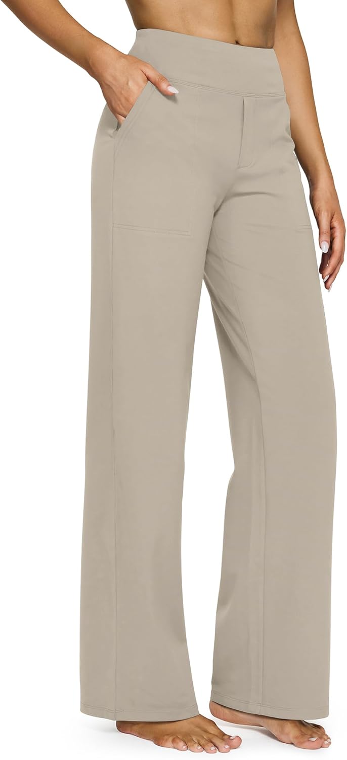 G4Free EverGoing Yoga Pants for Women - Stylish Wide Leg Design