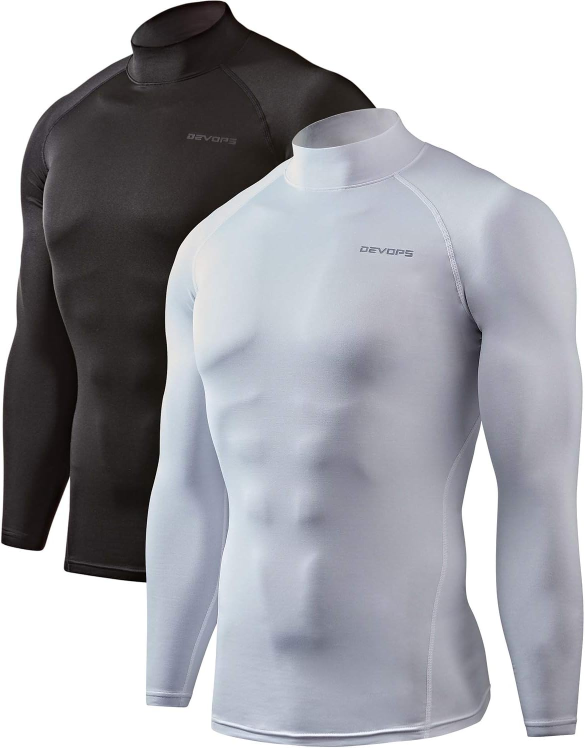 DEVOPS Men's Thermal Turtle Mock Neck Shirts for Ultimate Comfort