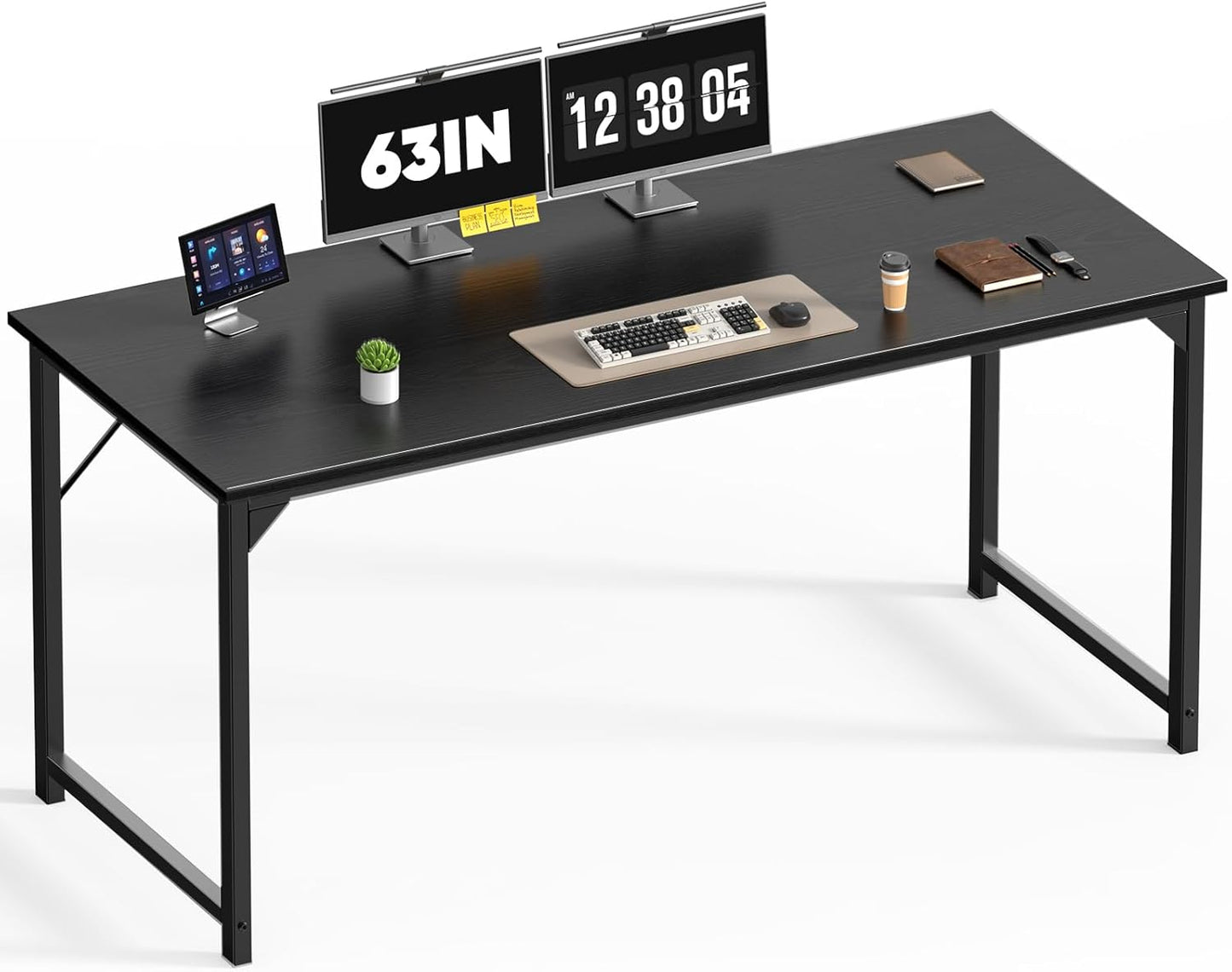 DUMOS 63 Inch Office Computer Desk for Modern Workspaces
