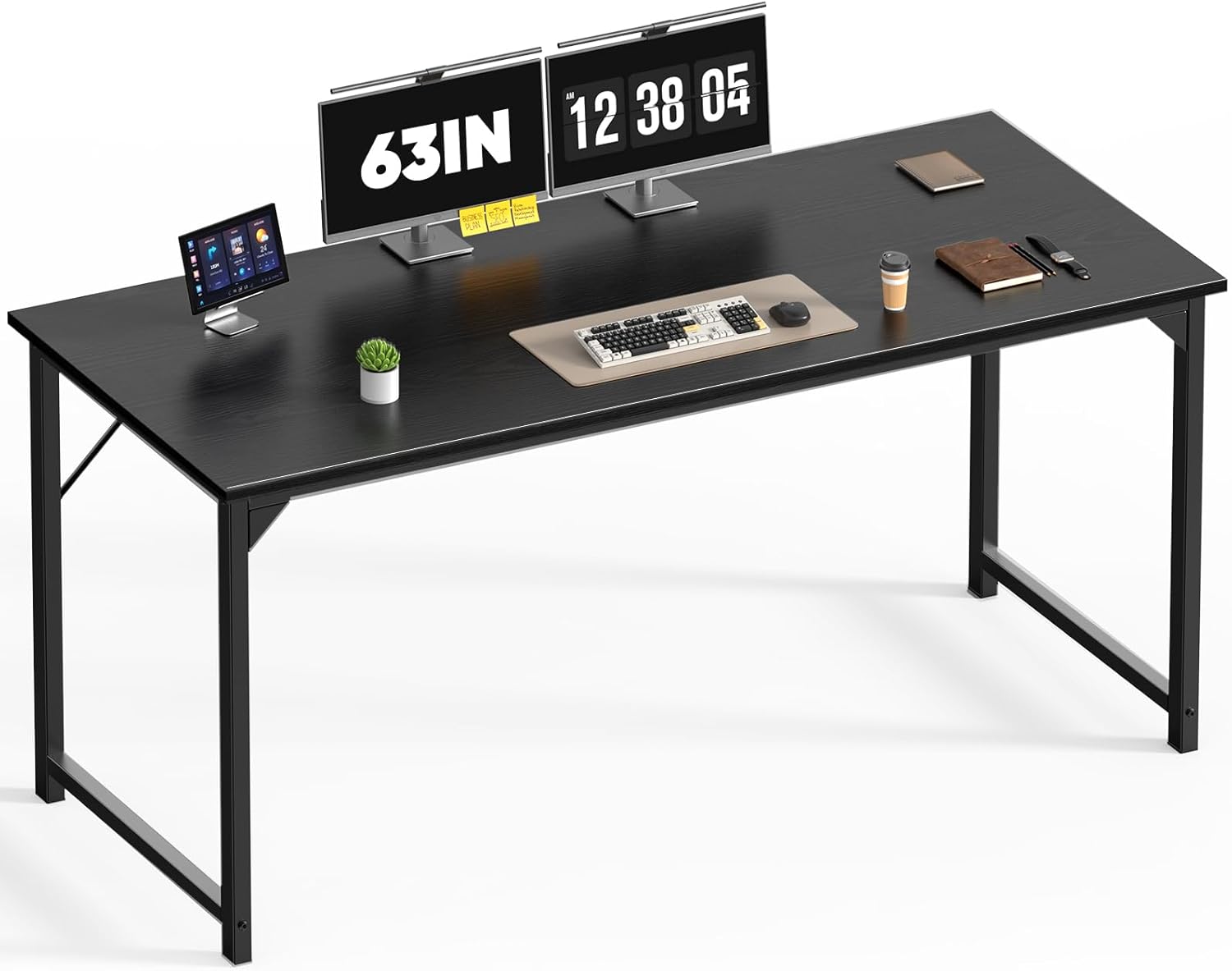 DUMOS 63 Inch Office Computer Desk for Modern Workspaces