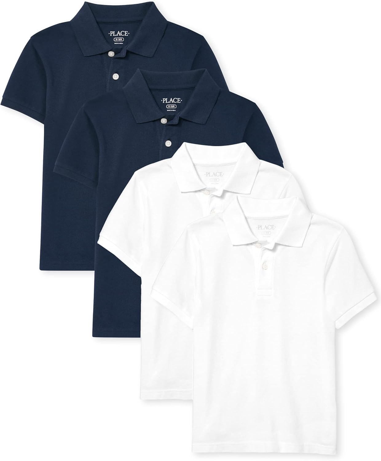 Boys Multipack Short Sleeve Pique Polo for Everyday Style
