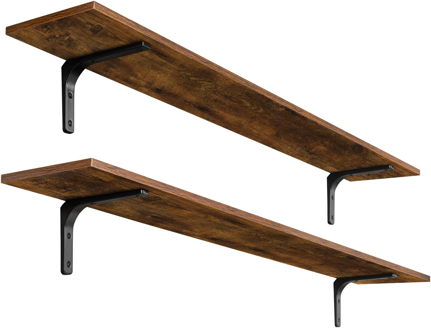 DINZI LVJ Long Wall Shelves Set of 2 for Stylish Home Storage