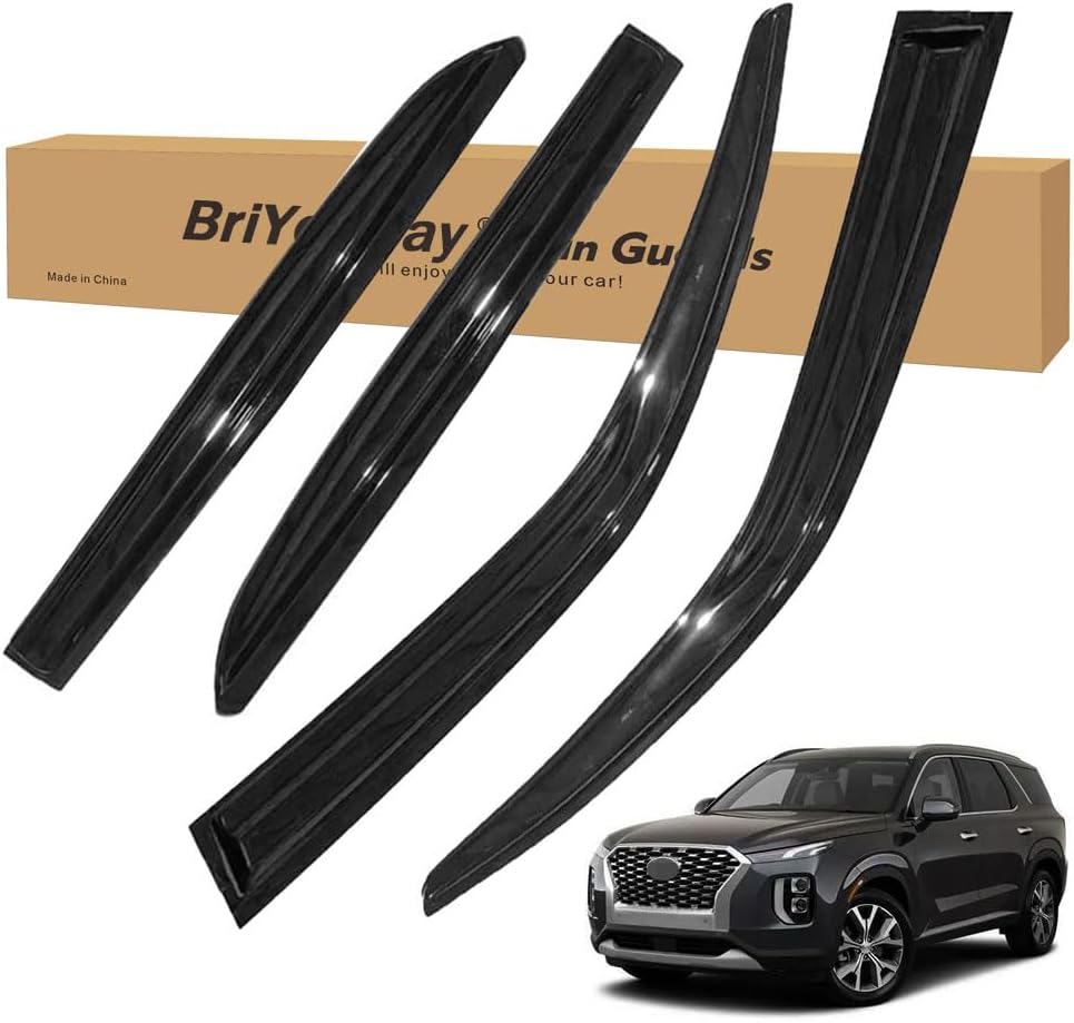 Vent Shades Rain Guards for Hyundai Palisade 2020 2024 Models