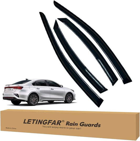 Window Visors Rain Guards for Kia Forte 2019 2024 Accessories