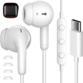 USB C Wired Earbuds for iPhone 16 15 Pro Max and Android - HiFi Stereo