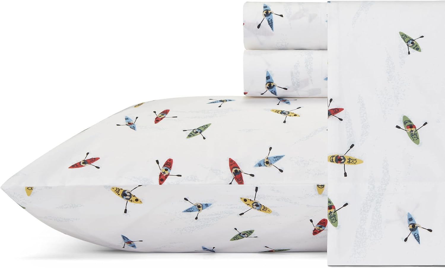 Eddie Bauer Queen Sheets Set - Crisp Cotton Percale Bedding