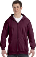Hanes Men's Ultimate Full-Zip Hoodie - Heavyweight Warmth