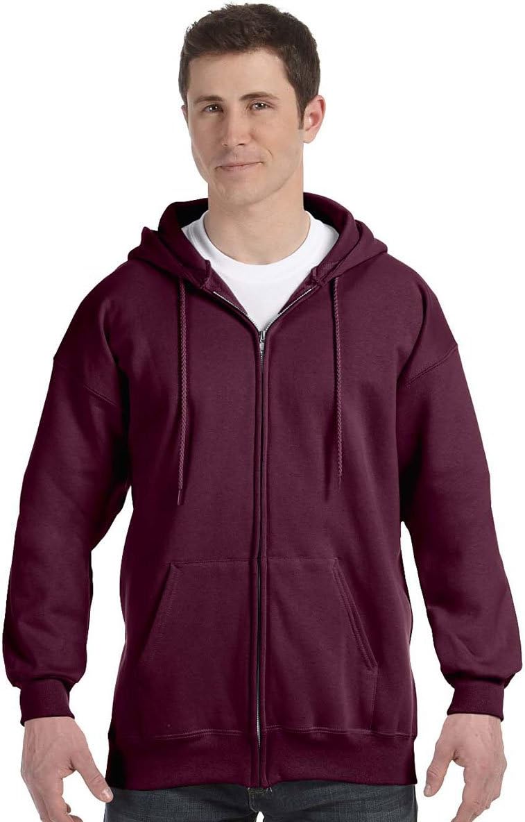 Hanes Men's Ultimate Full-Zip Hoodie for Comfort and Style