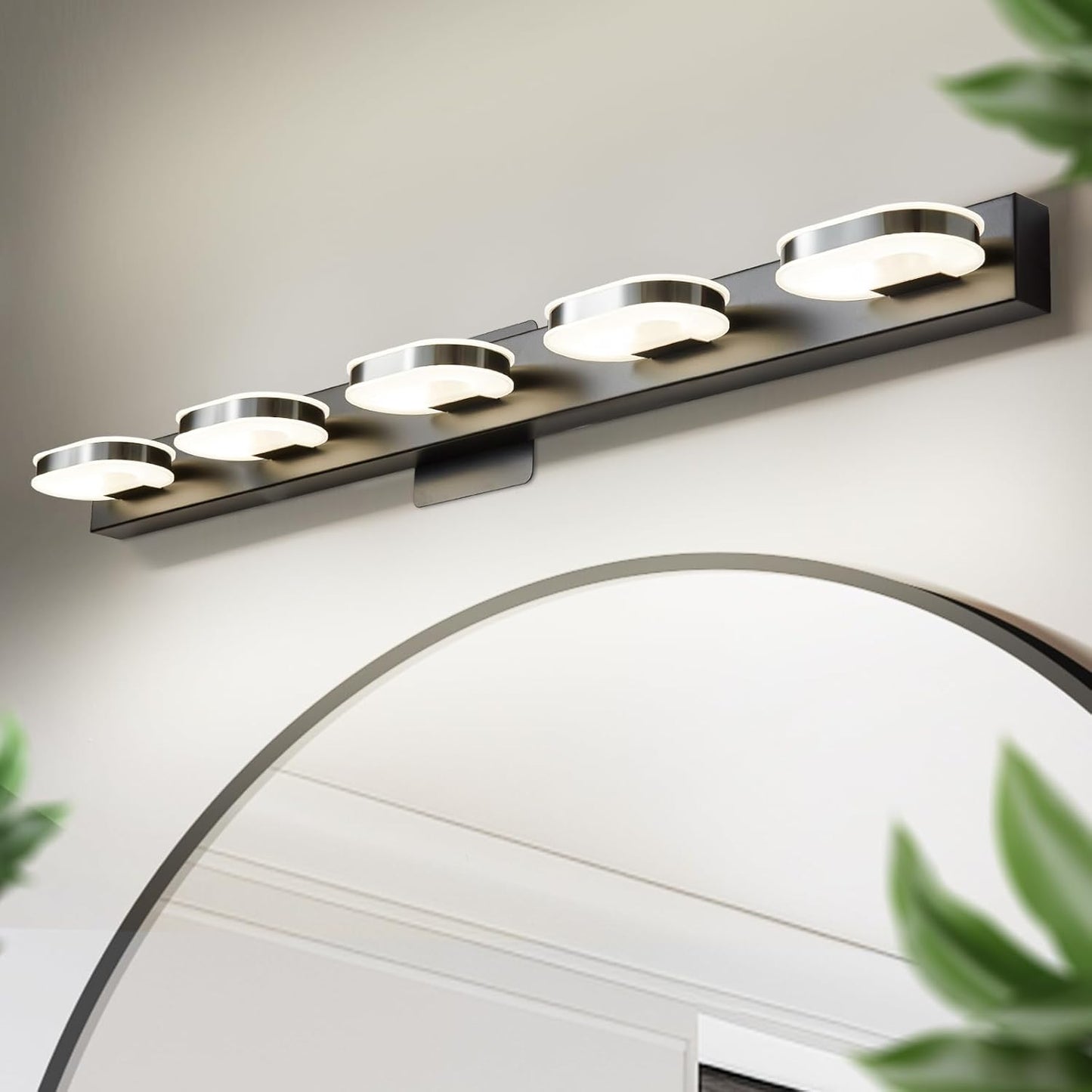 Modern LED 5 Lights Vanity Light Fixture for Bathroom Use