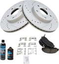 Front Performance Brake Pad & Rotor Kit for 1998-2002 Honda Accord