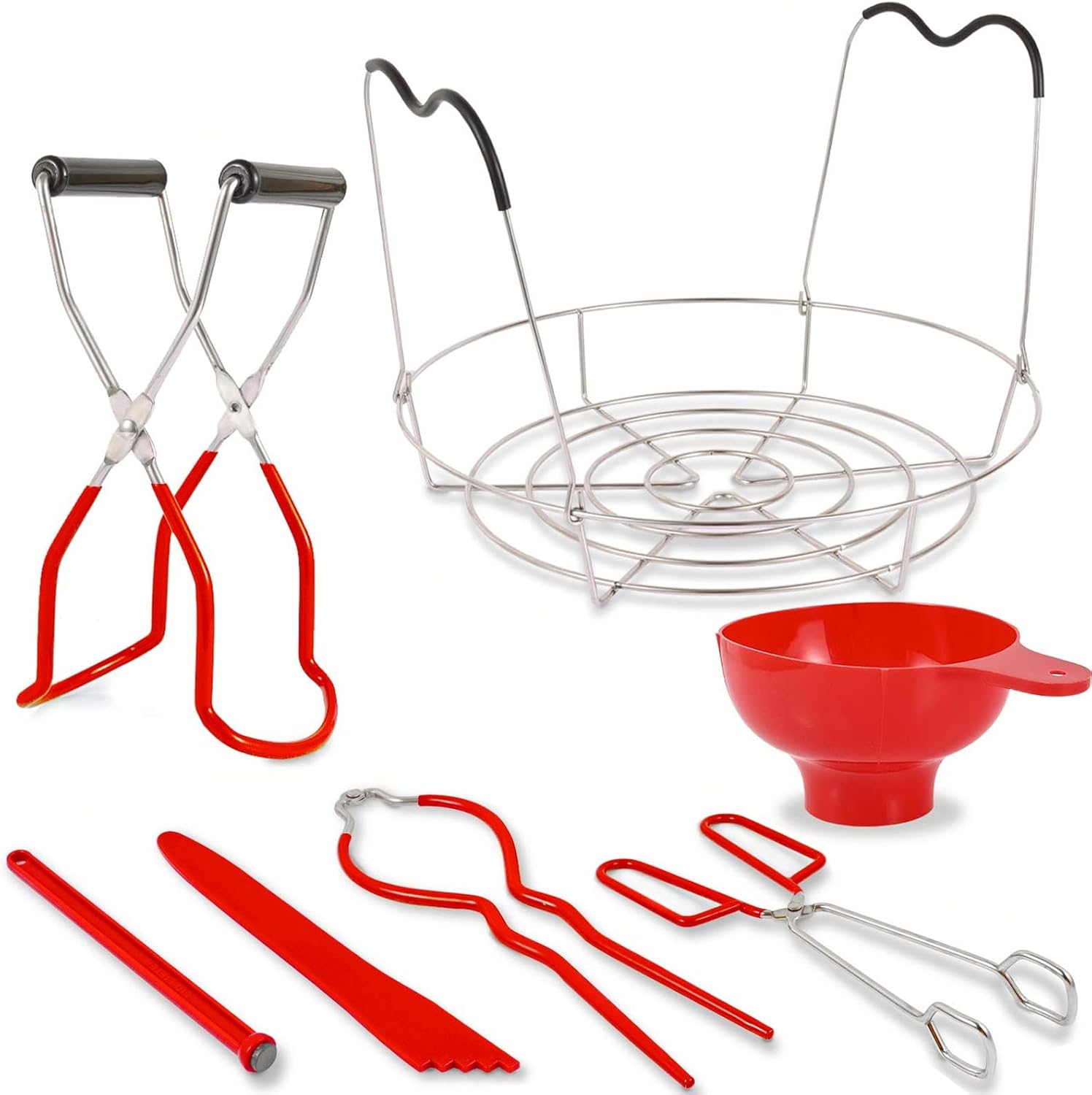 Canning Supplies Starter Kit - Essential Stainless Steel Tools