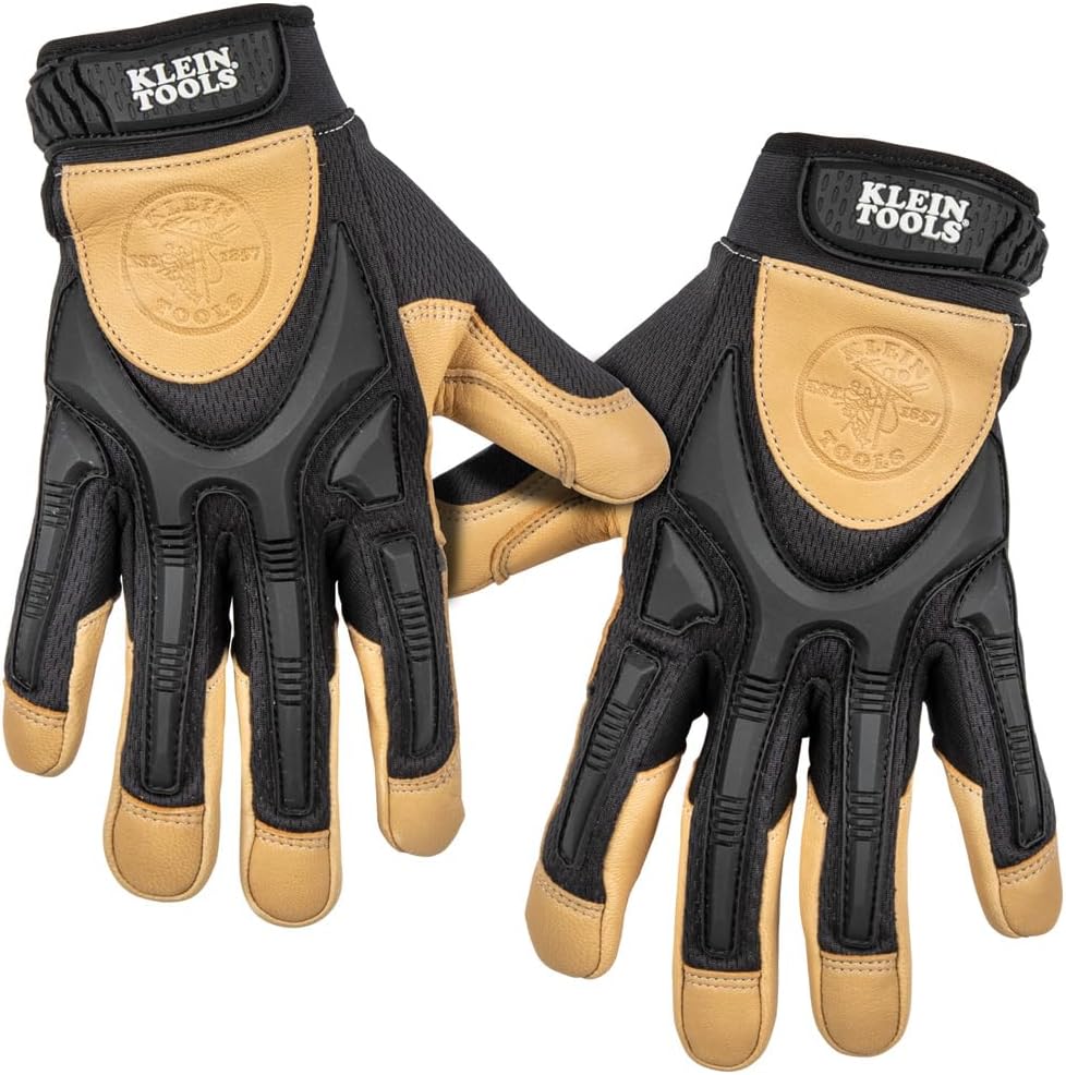 Klein Tools Professional Grade Leather Work Gloves