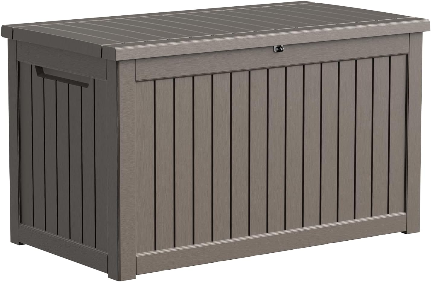 230 Gallon Resin Deck Box for Outdoor Storage and Organization