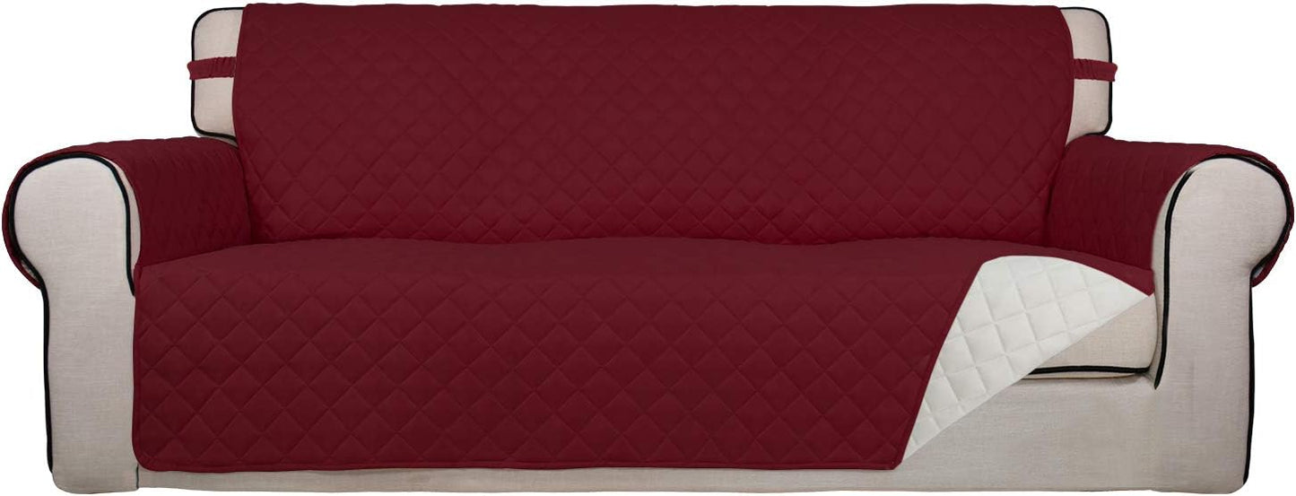 PureFit Reversible Quilted Sofa Cover for Pets and Kids Protection