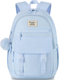 School Backpack for Teen Girls Blue - Large 15.6in Laptop Bag
