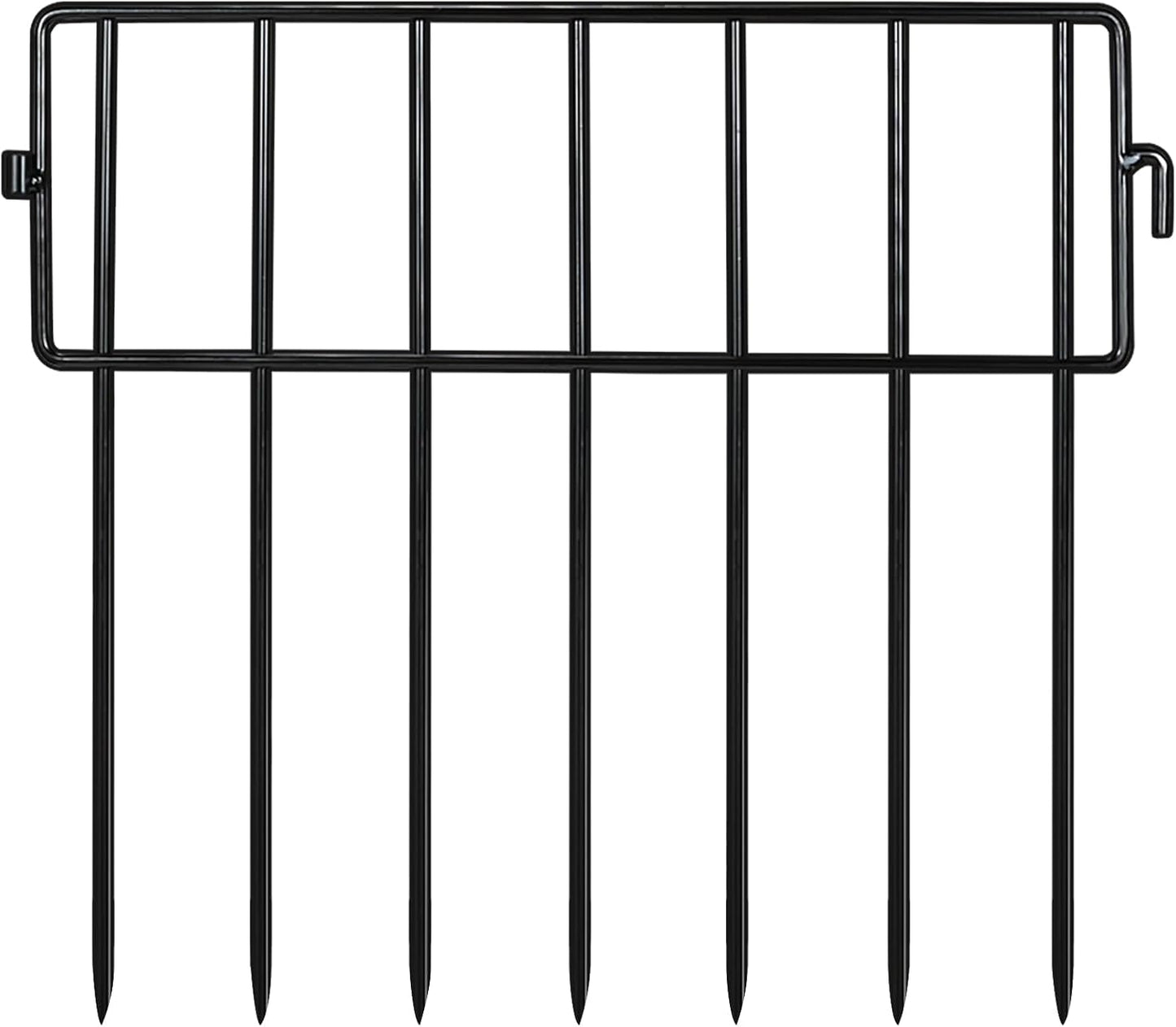 Adavin Black Small Animal Barrier Fence for Garden Protection