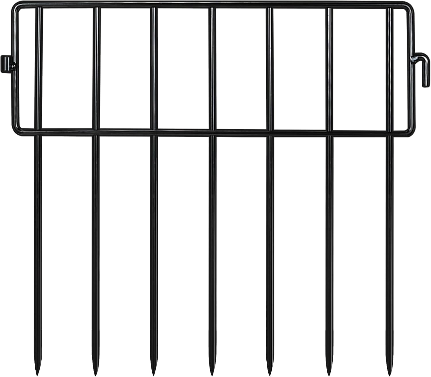 Adavin Black Small Animal Barrier Fence for Garden Protection