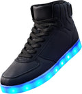 LED Light Up Shoes High Top Sneakers for Men Women - Rechargeable