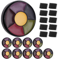 MEICOLY Bruise Wheel 6-Color Trauma SFX Makeup Kit - Realistic Bruises
