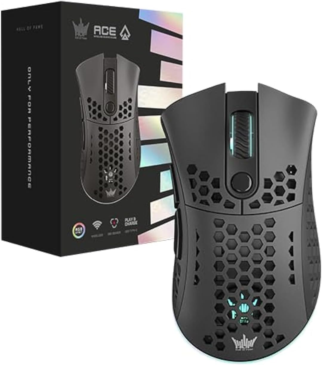 HOF Ace M2 Wireless Gaming Mouse - 38000 DPI Ultimate Precision