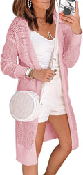 Open Front Knit Sheer Cardigan - Lightweight Summer Kimono you