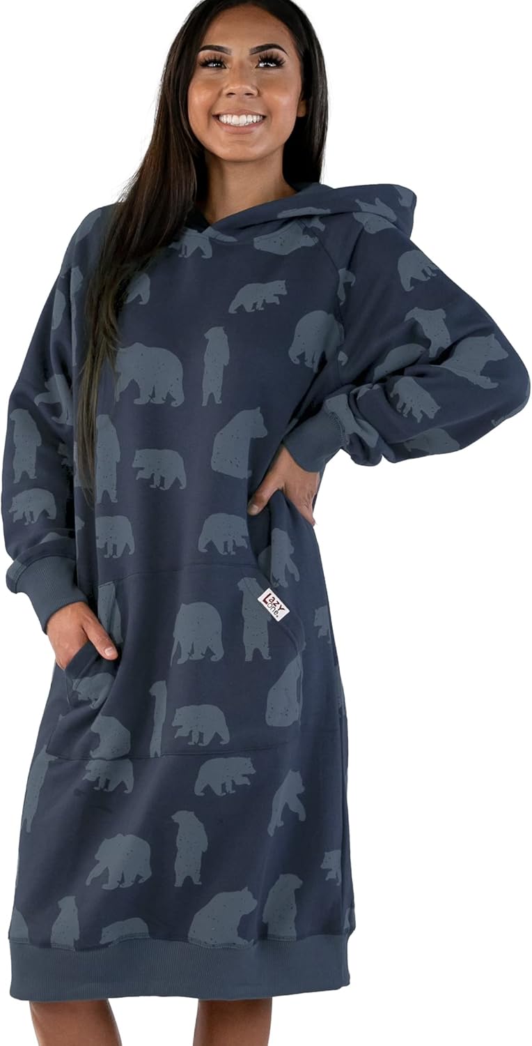 Lazy One Oversized Hoodie Sweatshirt for Cozy Comfort