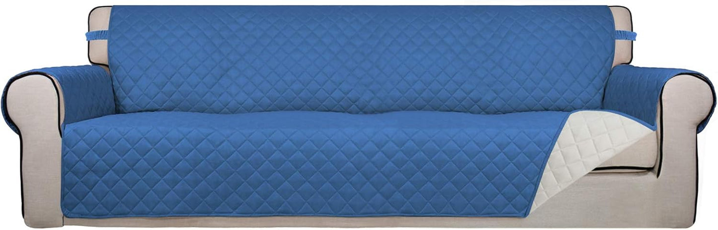 PureFit Reversible Quilted Sofa Cover for Pets and Kids