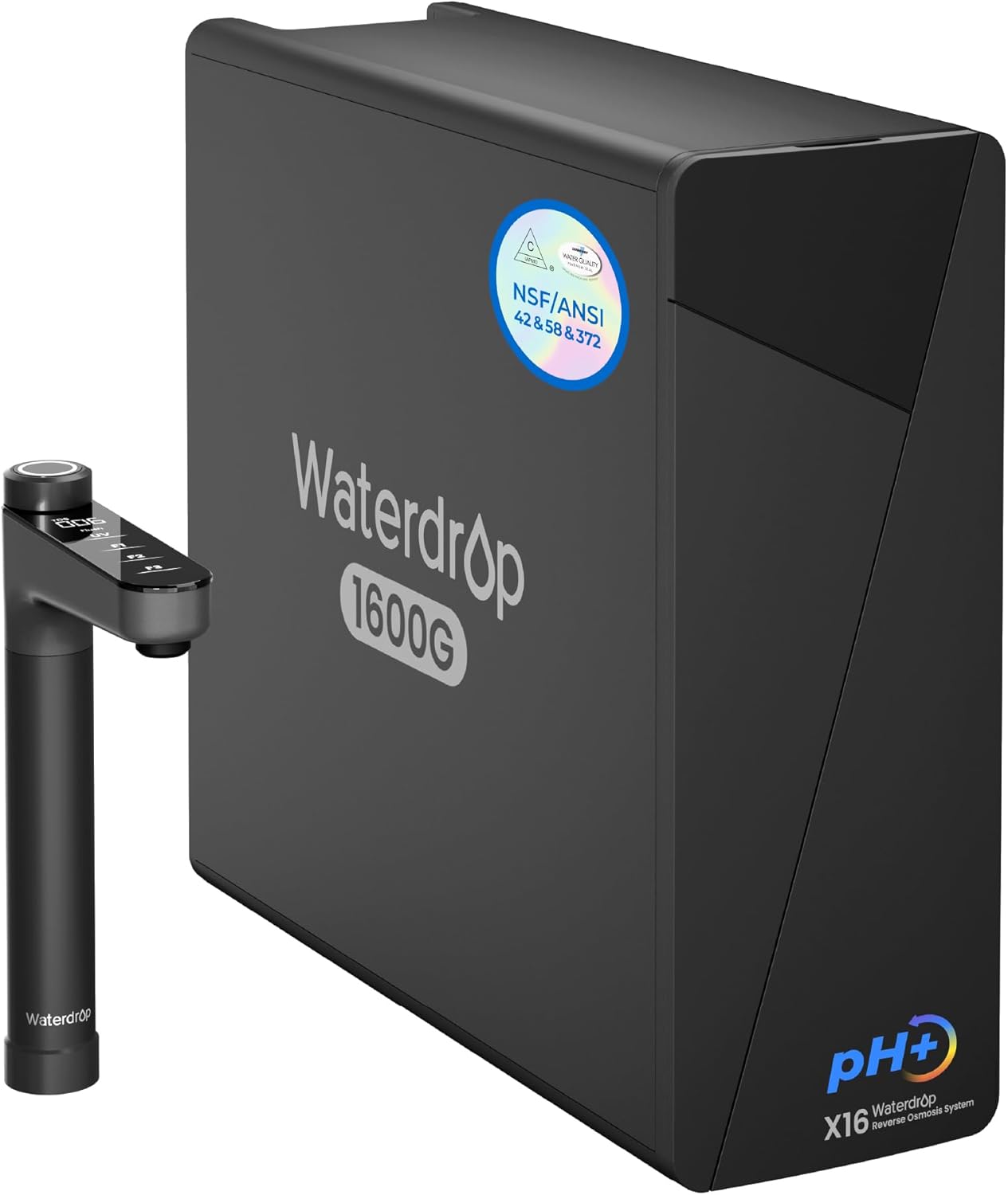 Waterdrop X16-Alkaline Tankless RO System with 11-Stage Filtration