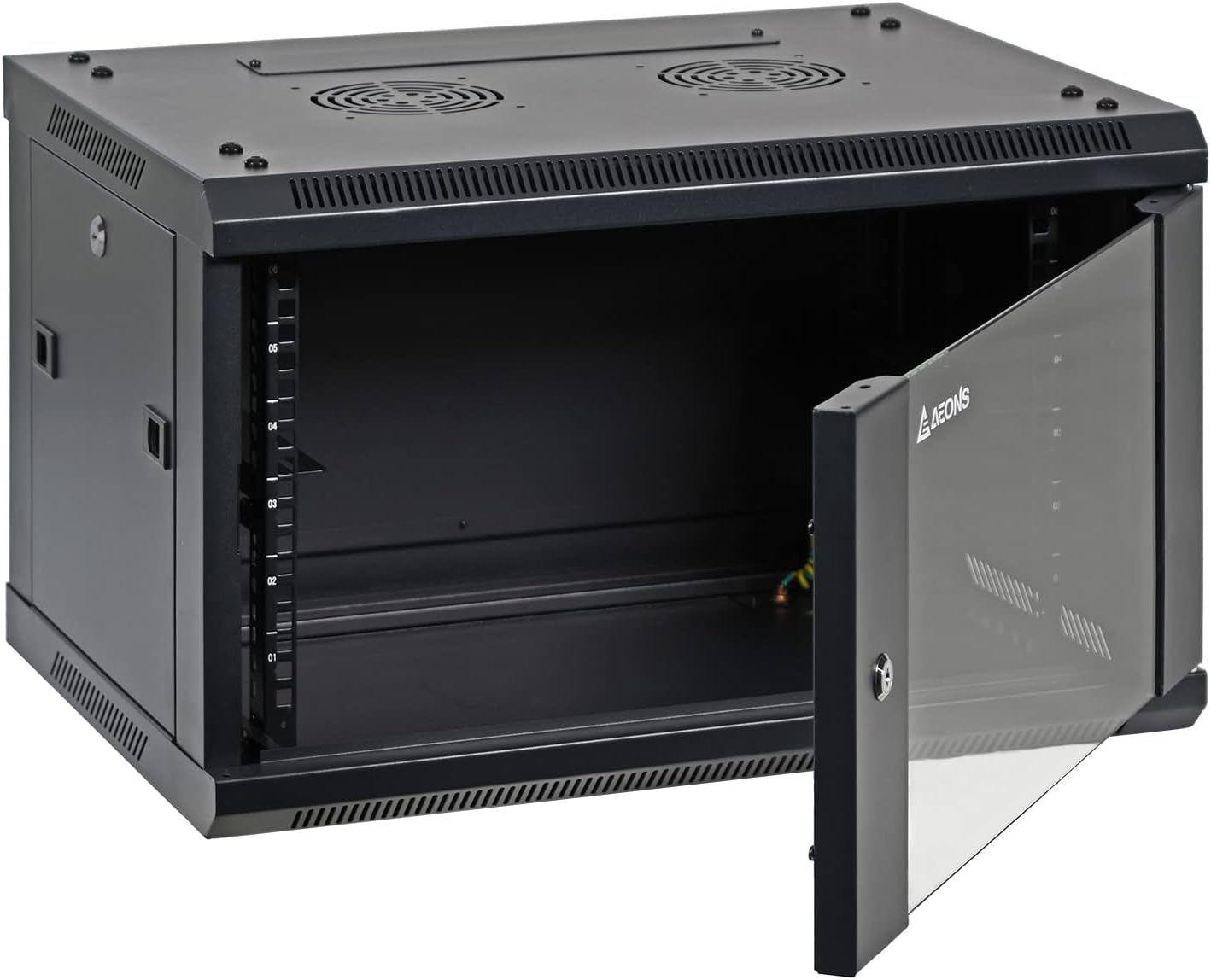 AEONS 6U Professional Wall Mount Network Server Cabinet Enclosure
