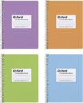 Oxford Spiral Composition Notebooks 4 Pack - Lay-Flat College Ruled