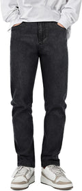 Heyfanee Mens Slim Fit Jeans Stretch Denim Pants for Men - Slim