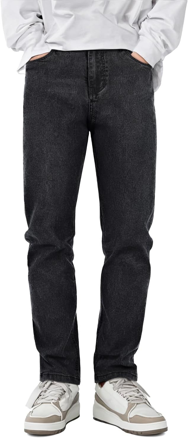 Heyfanee Mens Slim Fit Jeans for Fashionable Comfort and Style