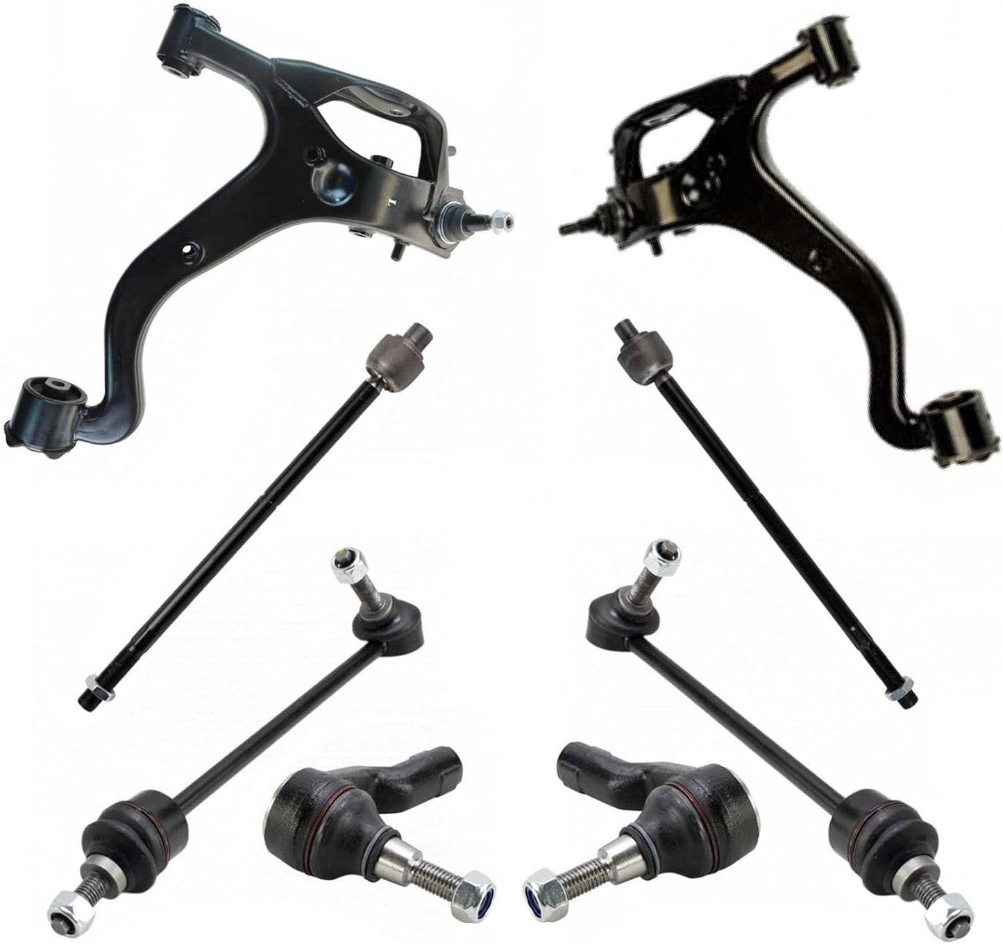 TRQ Front Steering & Suspension Kit for 2005-2009 Land Rover LR3
