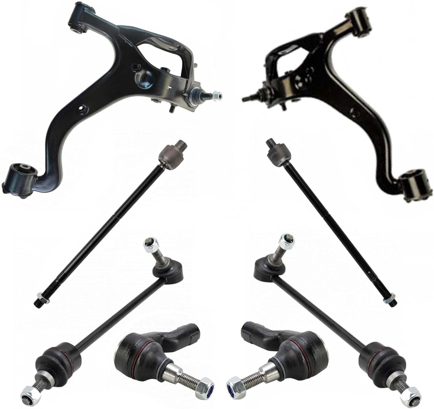 TRQ Front Steering & Suspension Kit for 2005-2009 Land Rover LR3