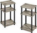 Furinno Turn-N-Tube Stackable Standing Shelf - Space-Saving Design