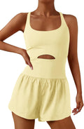 ReachMe Womens Running Onesie Workout Romper - Flattering Athletic you