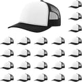Richardson 112 Classic Six-Panel Adjustable Snapback Trucker Cap twill