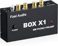 Fosi Audio Box X1 Phono Preamp for MM Turntable - Clean Vinyl Sound