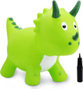 Kids Dinosaur Bouncy Animal Toy Hopper - Inflatable Triceratops