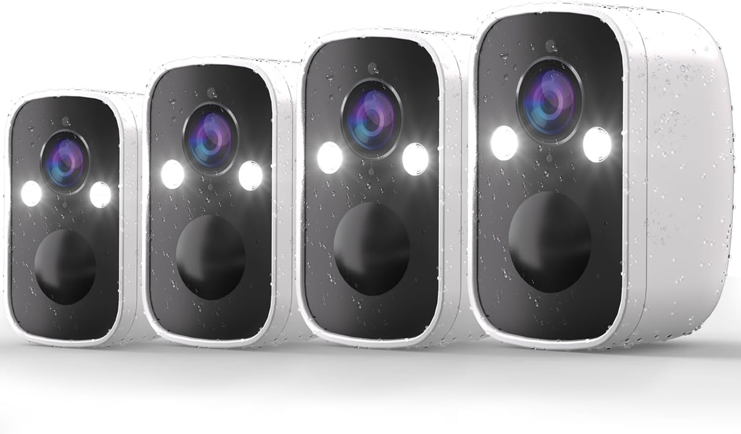 2K Wireless Security Camera: AI Motion Detection & Color Night Vision