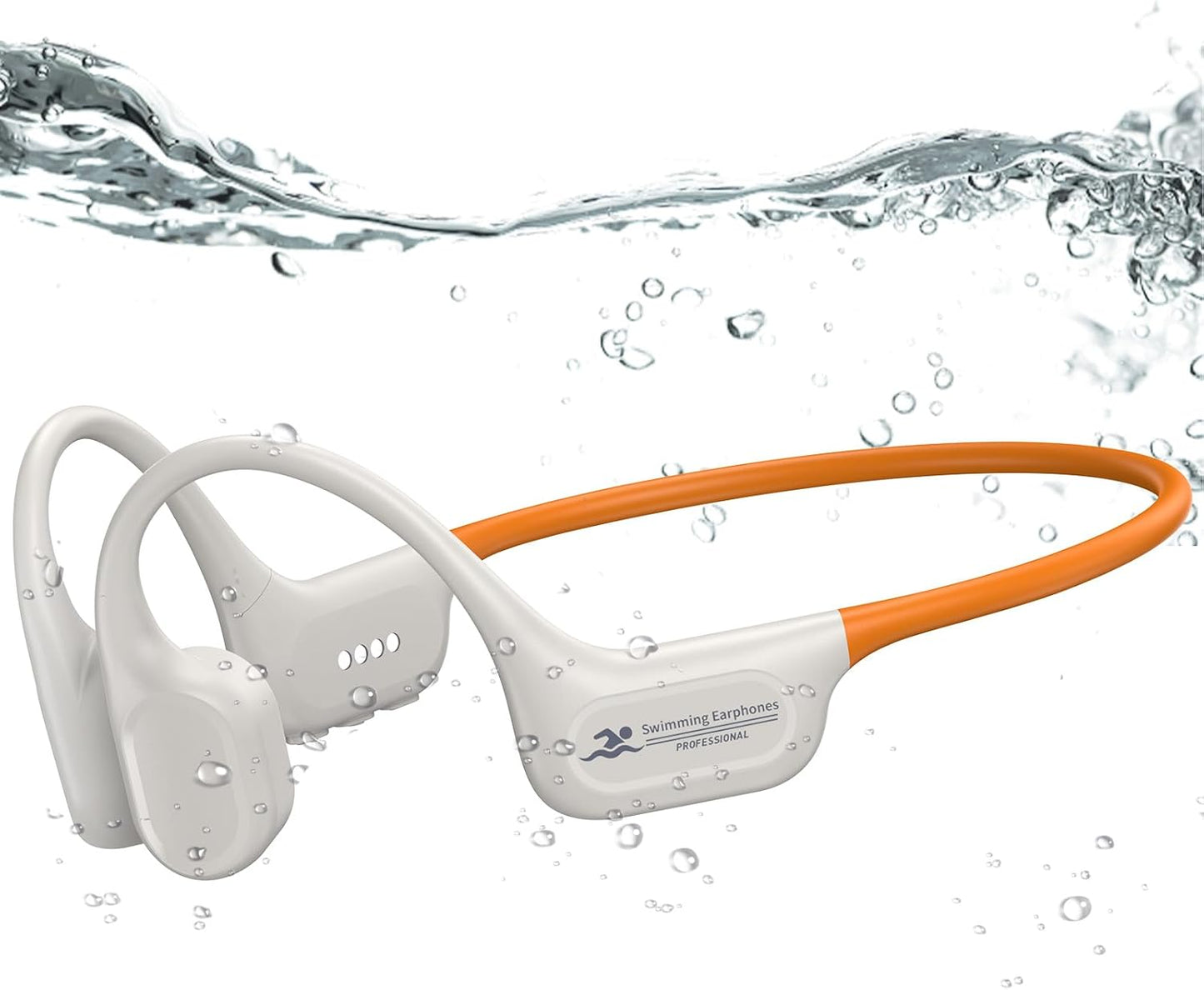 Swimming Headphones IP68 Waterproof for Underwater Music Enjoyment
