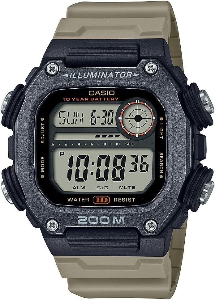 Casio Men's 10-Year Battery Water Resistant Watch