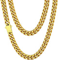 ChainsHouse Stainless Steel Mens Cuban Link Chain - Durable Hip Hop so