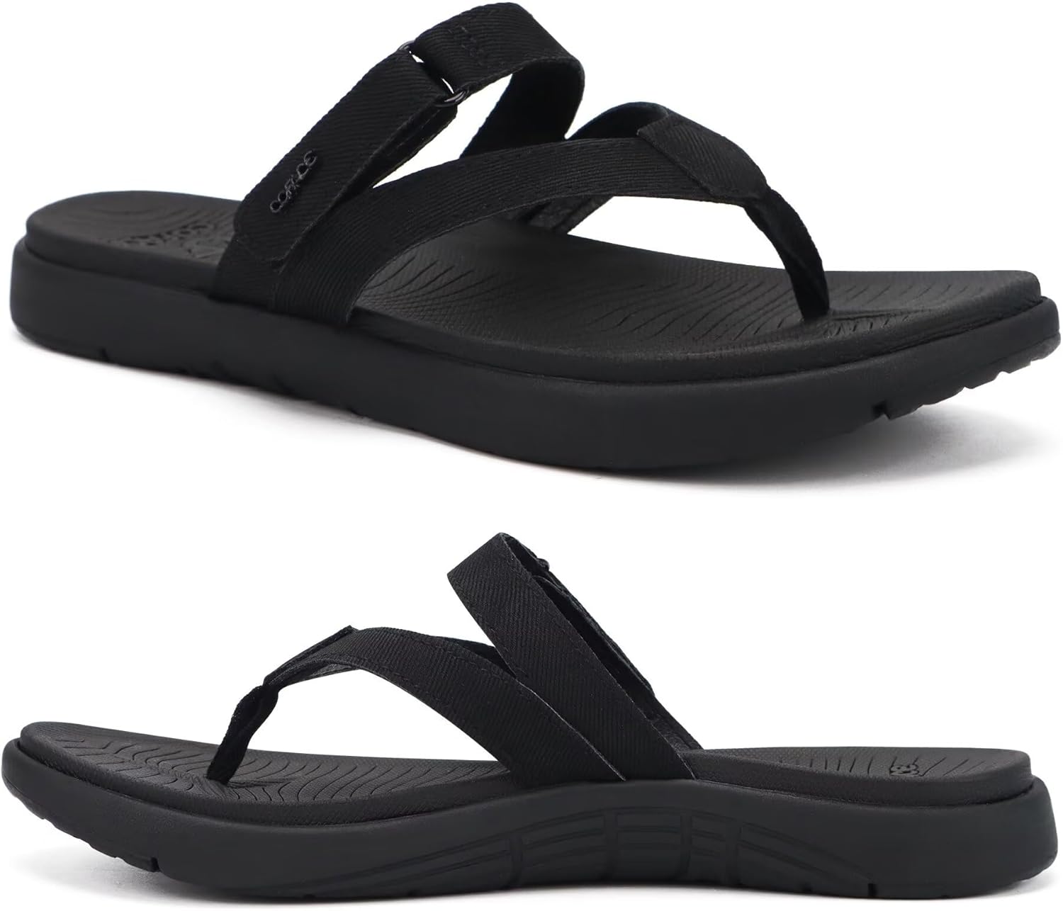 Womens Fashion Orthotic Flip Flops with Arch Support for Comfort