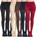 Run Resistant Control Top Panty Hose Opaque Tights - Durable Comfort