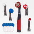 Rubbermaid Reveal Power Scrubber 18-Piece Kit - Faster Deep Cleaning