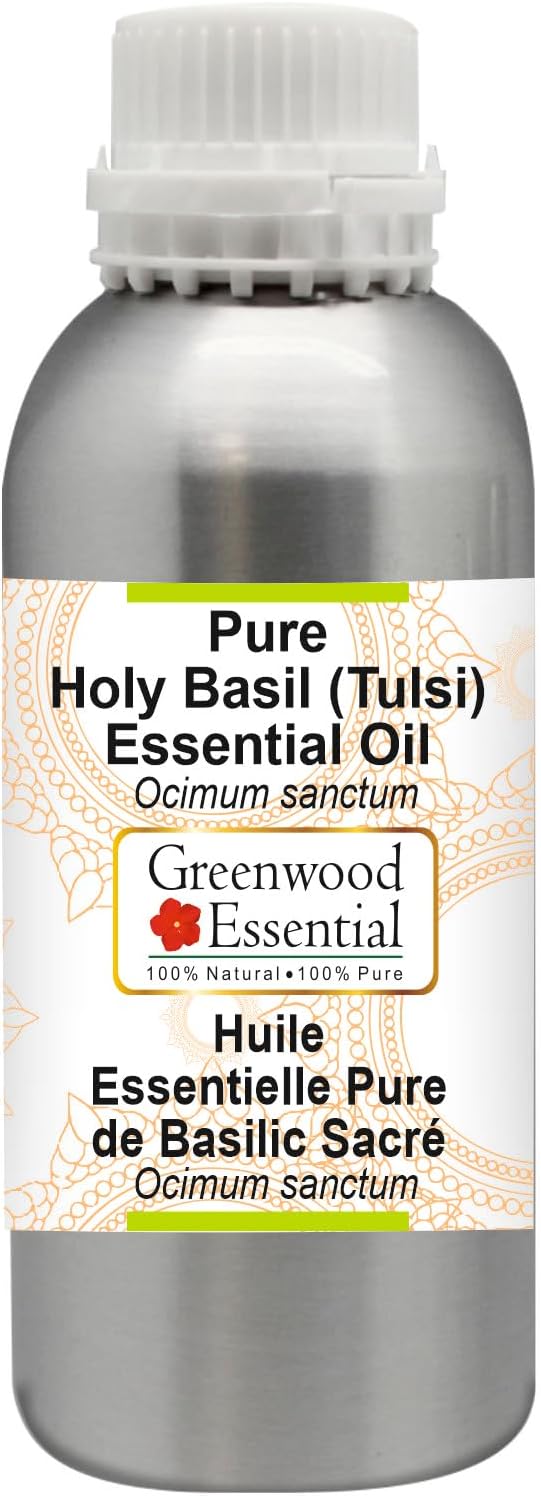 Pure Holy Basil Essential Oil for Skin and Hair Care 1250ml